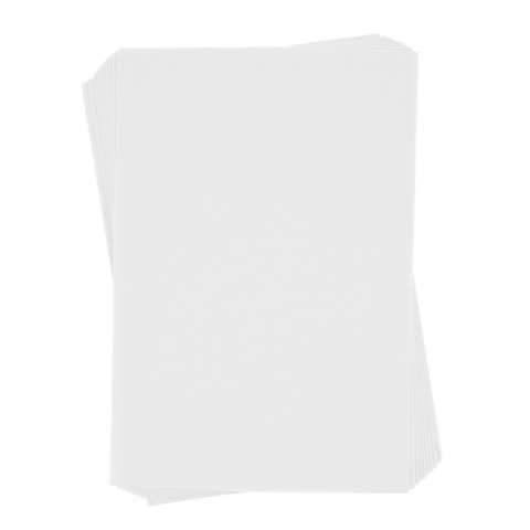 Art & Craft si Artizanat - Coli fetru A4, 1mm, alb, set 10 coli, Colorarte