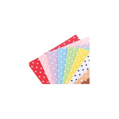 Art & Craft si Artizanat - Coli fetru A4 - buline, 1mm, set 10 coli, Colorarte
