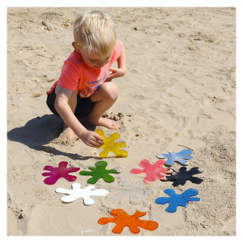 Color Splats, stropi acrilici colorati, TickiT, 3-7 ani [2]