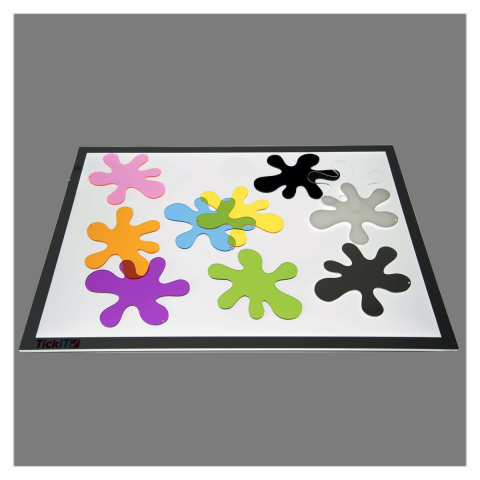 Color Splats, stropi acrilici colorati, TickiT, 3-7 ani [3]