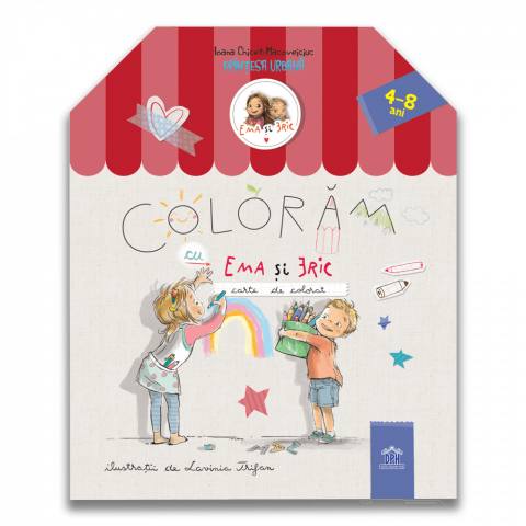 Cărți Educative, Activități - Coloram cu Ema si Eric - Carte de colorat