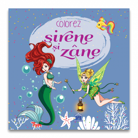 Cărți Educative, Activități - Colorez sirene si zane