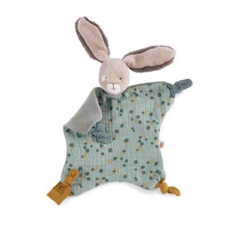Comforter, jucarie bebe senzoriala Iepuras salvie, Moulin Roty, varsta 0 - 1 ani, Baiat, Fata [1]