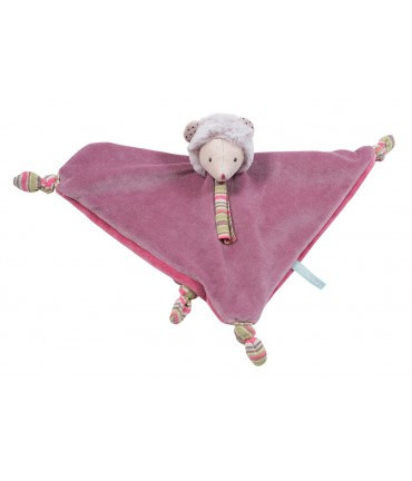 Comforter paturica senzoriala bebe soricica roz, Moulin Roty [1]
