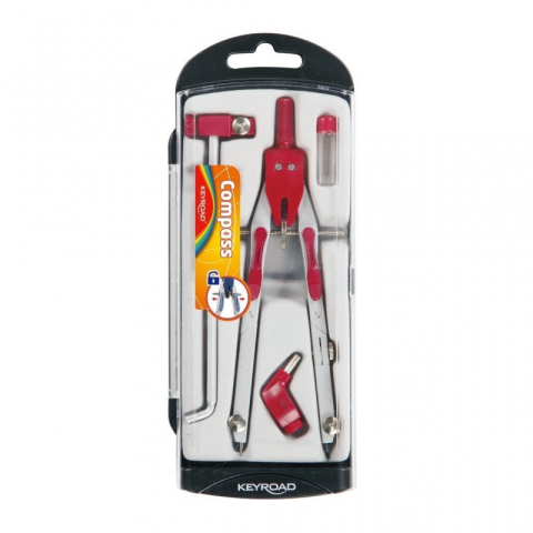 Compas metalic Keyroad KR971412 Fast-track, 1 bucati/cutie PVC, 12 bucati/display [1]