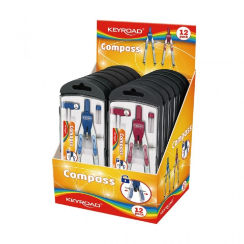 Compas metalic Keyroad KR971412 Fast-track, 1 bucati/cutie PVC, 12 bucati/display [2]