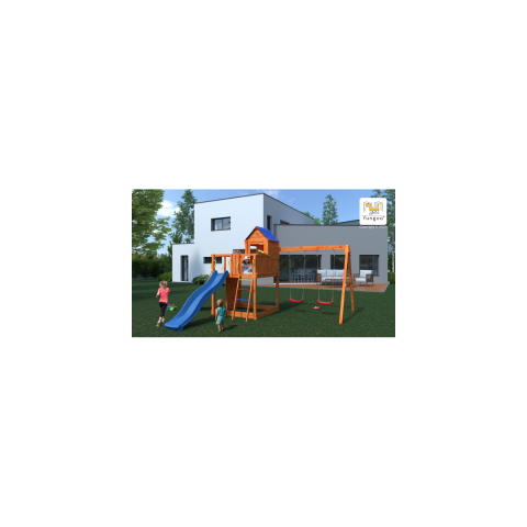 Complex joaca din lemn 7in1 Fungoo Treehouse [4]