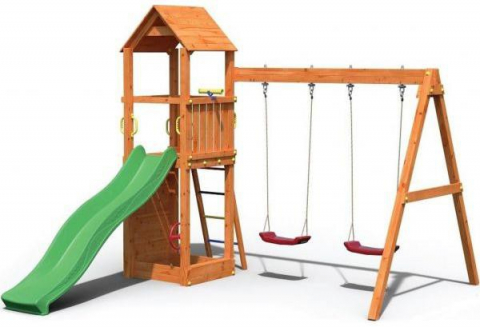 Jucării și Jocuri pentru copii - Complex Joaca Din Lemn Fungoo Flappi