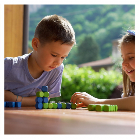 Connecting Cubes, joc de strategie din lemn, Milaniwood, 5+ ani [4]