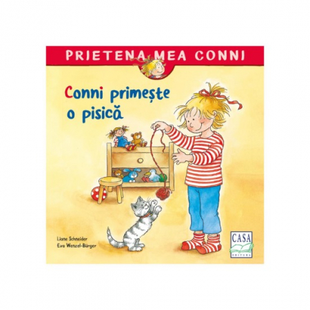 Cărți Educative, Activități - Conni primeste o pisica