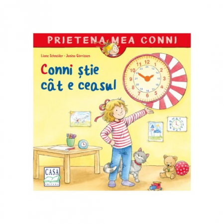 Cărți Educative, Activități - Conni stie cat e ceasul