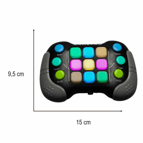 Pop It Electronic copii, consola interactiva cu lumini RGB, 600 nivele [9]