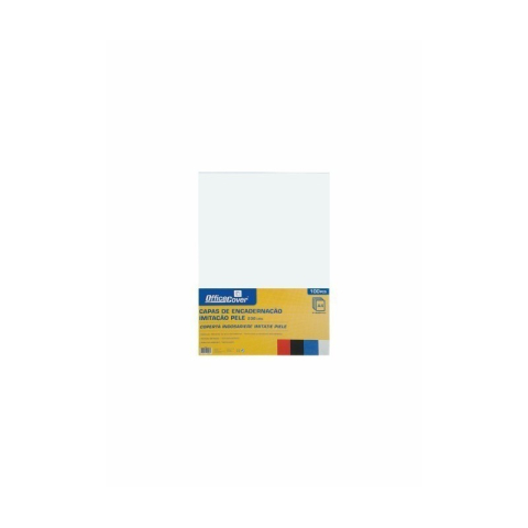 Coperta indosariere A4 Office Cover LG-01, carton alb, imitatie piele, 230g/mp, top cu 100 coli [1]