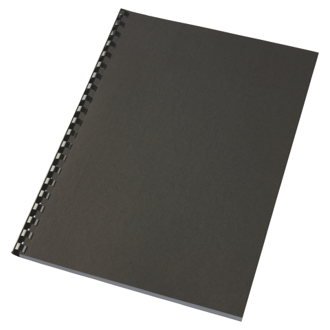 Birotică și Papetărie - Coperti carton a4 250g negru 100/top gbc