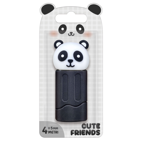 Corector cu banda Cute Friends, 4 modele (1 buc/blister,  16 buc/display) [4]