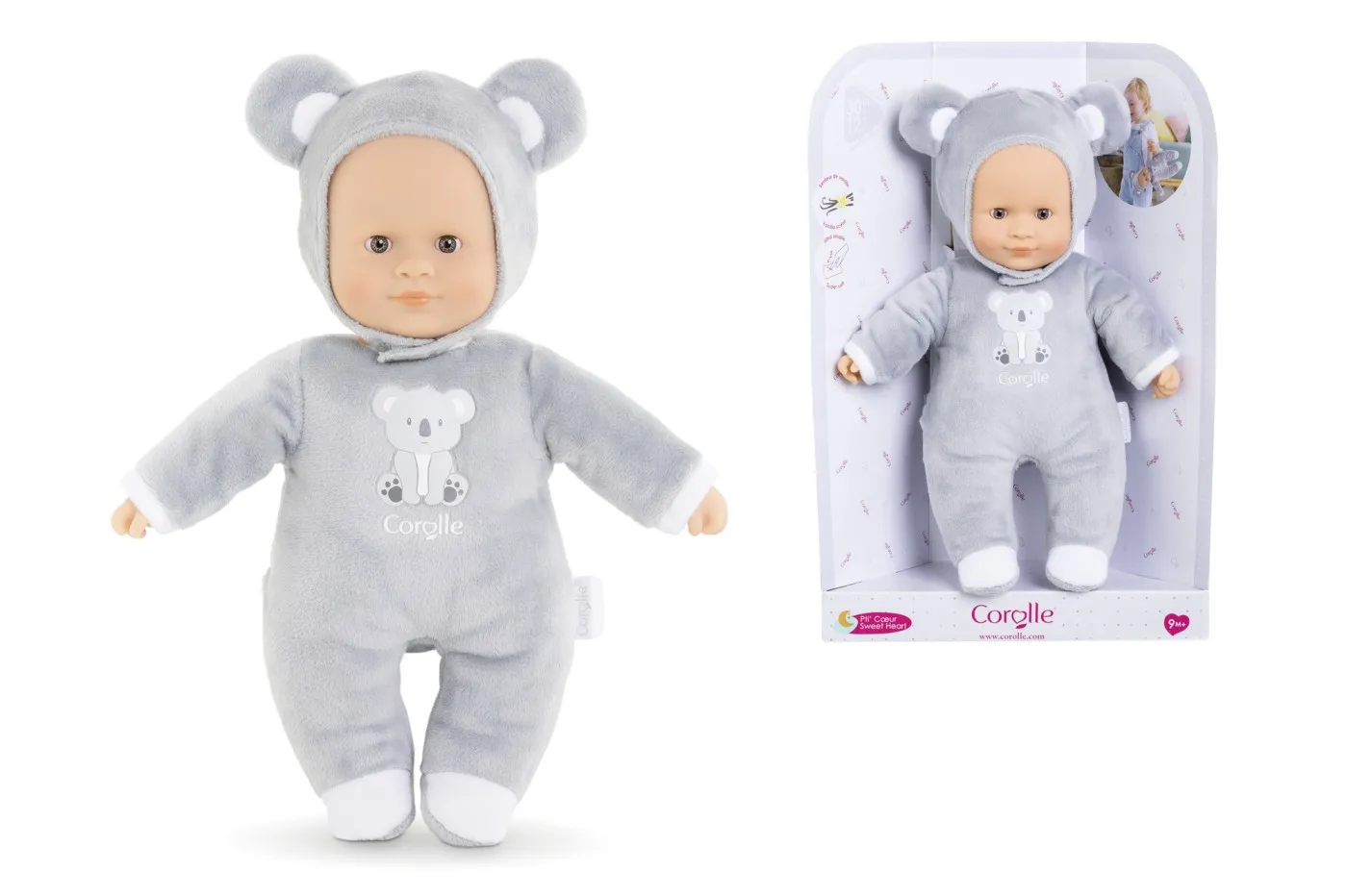Corolle mdc bebelus sweet heart koala 30cm, copii varsta 0 luni pana la 7 ani [3]
