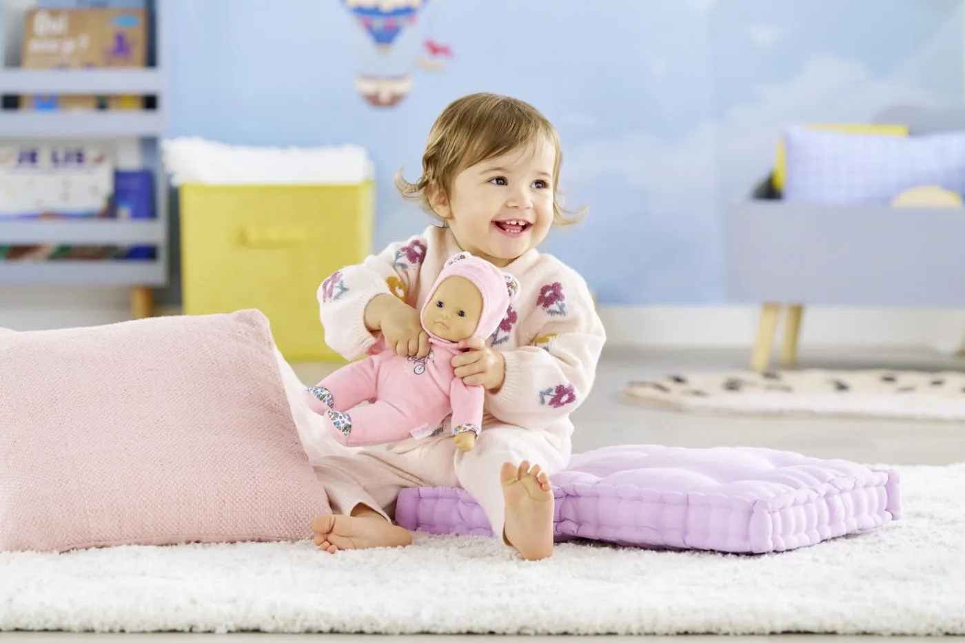 Corolle mdc bebelus sweet heart ursulet roz 30cm, copii varsta 9 luni pana la 3 ani [2]