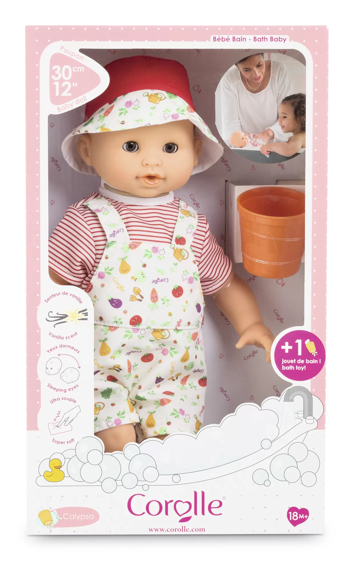 Jucării și Jocuri pentru copii - Corolle mpp bebelus bath calypso 30cm