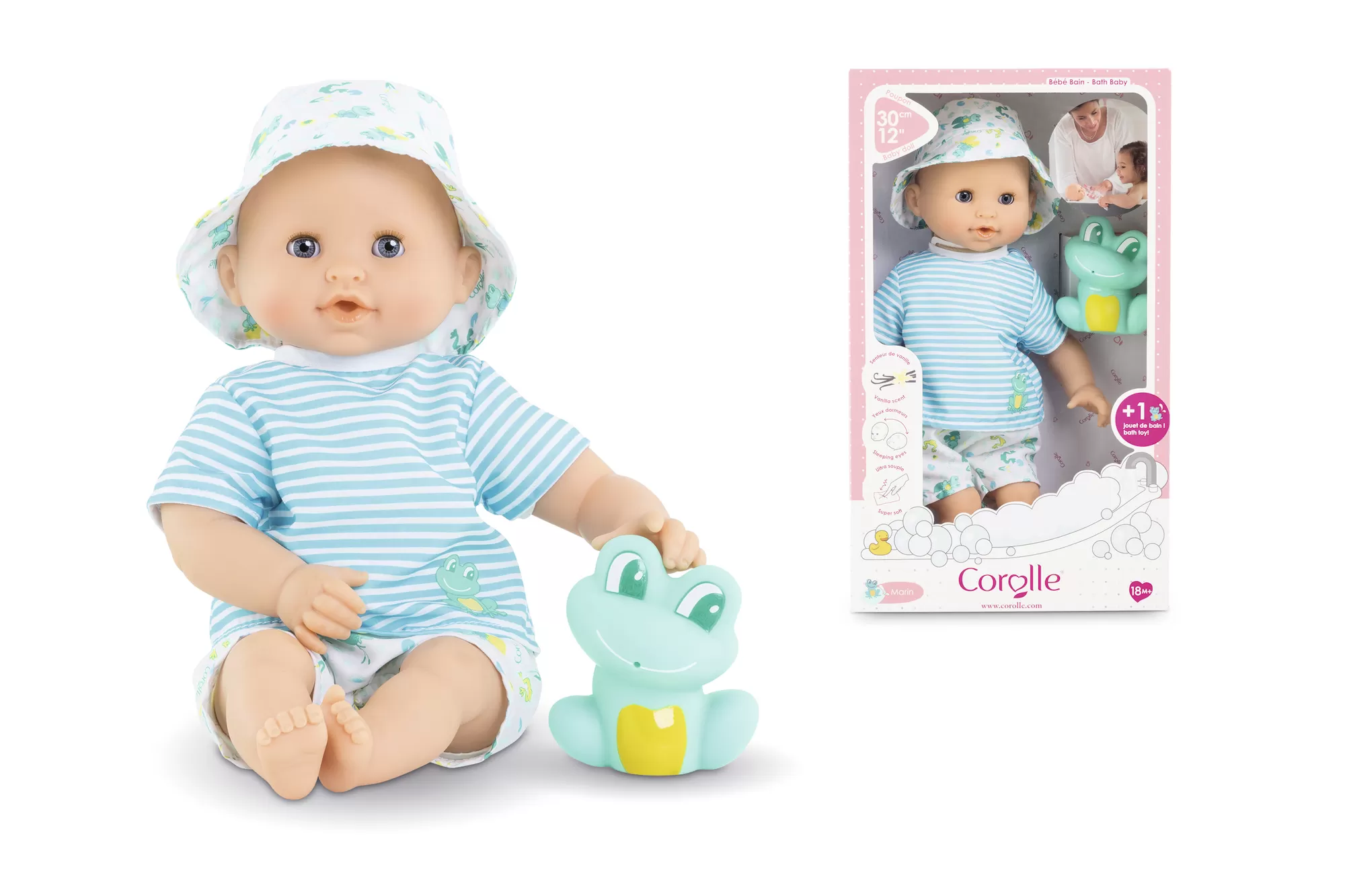 Jucării și Jocuri pentru copii - Corolle mpp bebelus bath marin 30cm