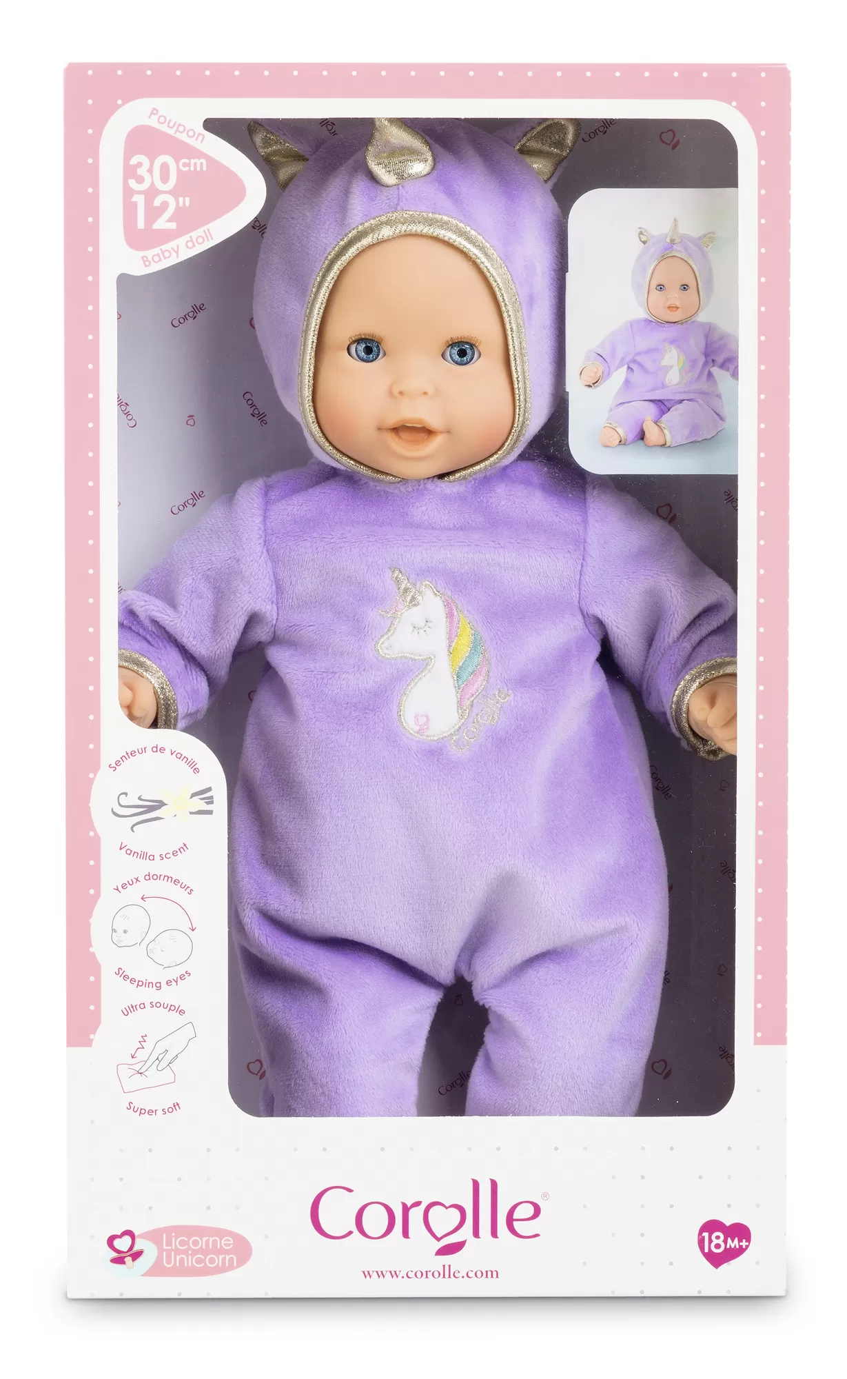 Jucării și Jocuri pentru copii - Corolle mpp bebelus calin unicorn 30cm
