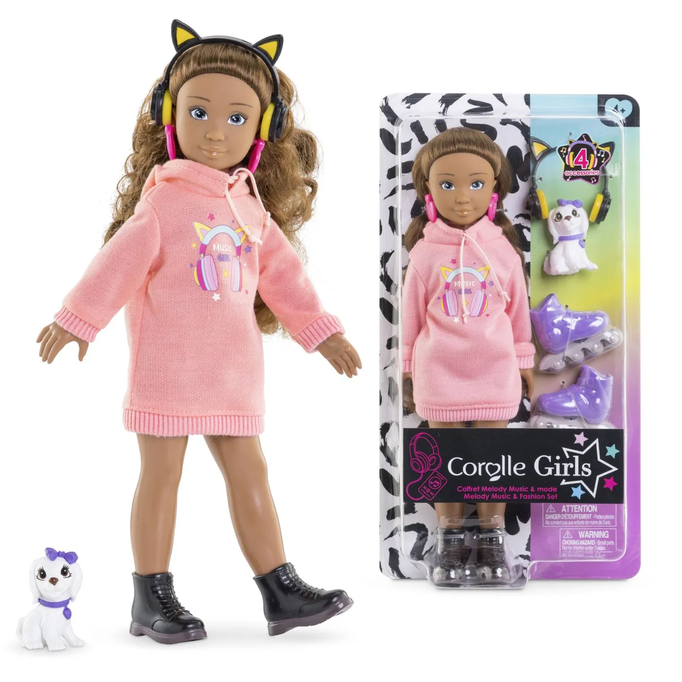 Corolle set muzica si moda papusa melody 28cm, copii varsta 4 ani pana la 8 ani [6]