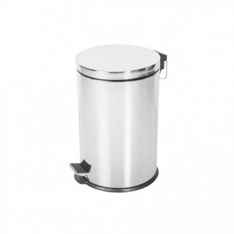 Articole pentru birou - Cos gunoi inox cu pedala 20l