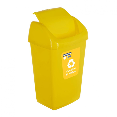 Casă, gradină și bricolaj - Cos gunoi pt reciclare eco 35 l, galben