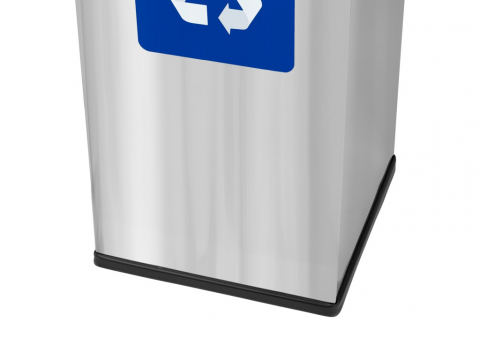 Coș inox colectare selectivă Eko Square Prestige 60 L [3]