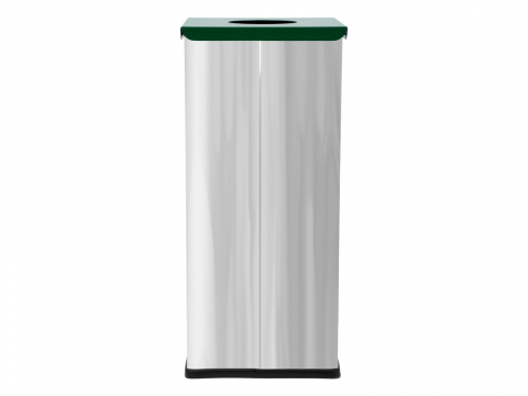Coș inox colectare selectivă Eko Square Prestige 60 L [2]