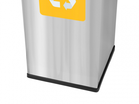 Coș inox colectare selectivă Eko Square Prestige 60 L [3]