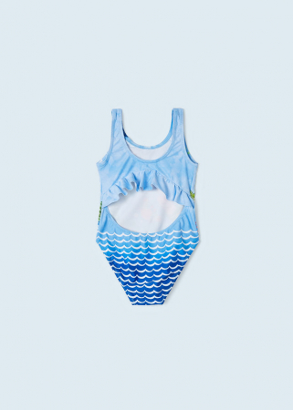 Costum de baie cu bretele, pentru fete, Sirene, Lavanda [2]