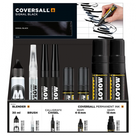 Graffiti, Tuș - Coversall Display Set Marker Collection