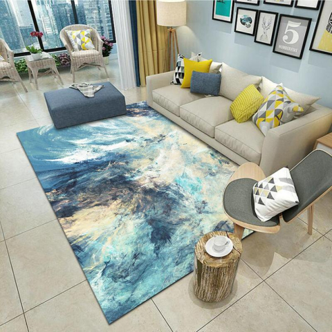 Textile & Covoare - Covor heinner cu print digital 3d 160x230 cm galaxy