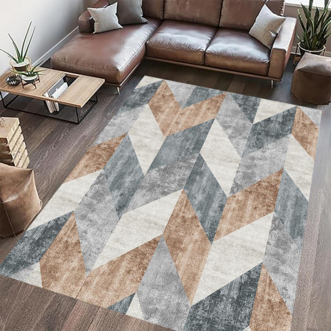 Covor printat, devon 200x300 cm, lavabil cu spate antialunecare, inaltime fir 3mm [2]