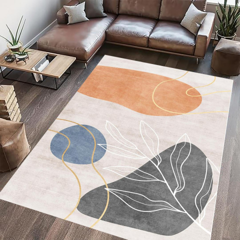 Covor printat, grace 70x140 cm, lavabil cu spate antialunecare, inaltime fir 3mm [2]