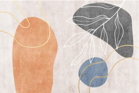 Textile & Covoare - Covor printat, grace 70x140 cm, lavabil cu spate antialunecare, inaltime fir 3mm