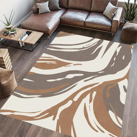 Covor printat, mara 70x140 cm, lavabil cu spate antialunecare, inaltime fir 3mm [2]