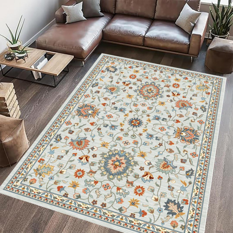 Covor printat, reza 200x300 cm, lavabil cu spate antialunecare, inaltime fir 3mm [2]