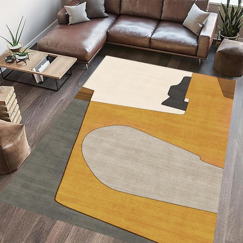 Textile & Covoare - Covor printat, urban  160x230 cm, lavabil cu spate antialunecare, inaltime fir 3mm