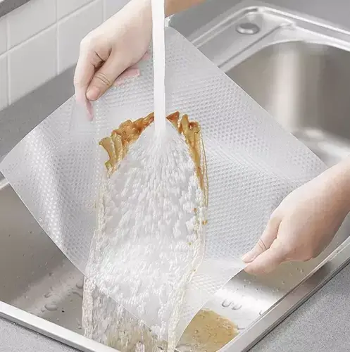 Covoras antiderapant 300x50 cm, folie protectie sertar, impermeabil, alb transparent [9]