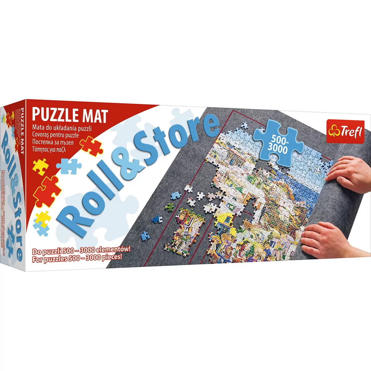 Puzzle 3000 - 6000 piese - Covoras pentru rulat puzzle-uri intre 500 si 3000 piese