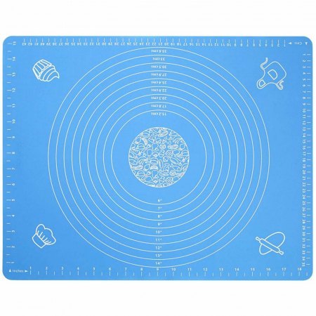 Plansa, Covoras pentru framantat aluat, Roz, 50 x 40 cm [12]