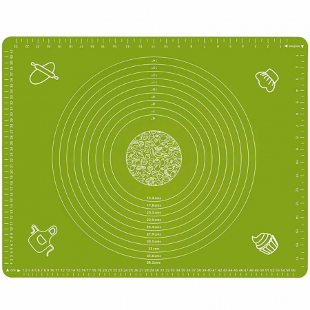 Plansa, Covoras pentru framantat aluat, Portocaliu, Folie 65 x 45 cm [3]