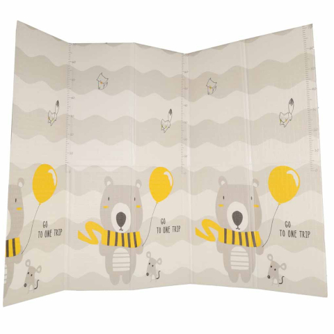 Covoras Pliabil Educativ XPE pentru Copii cu Model Ursuleti si Copaci 150x200 cm [3]