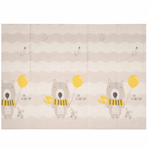 Covoras Pliabil Educativ XPE pentru Copii cu Model Ursuleti si Copaci 150x200 cm [2]