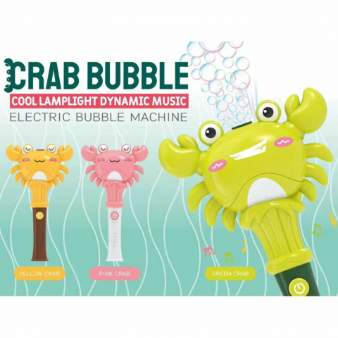 Bagheta crab baloane sapun cu lumini si sunete, 33x15 cm, 3 culori [10]