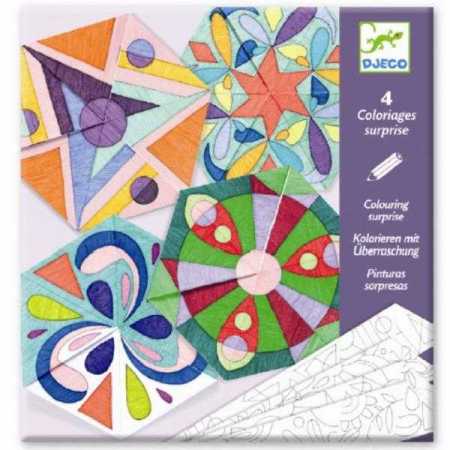 Jucării și Jocuri pentru copii - Crafturi din hartie, Mandala rozete, Djeco