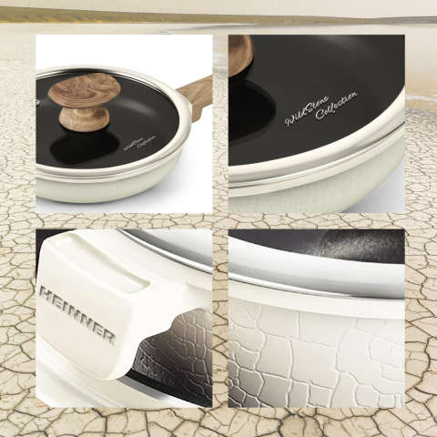 Cratita aluminiu+capac 20x9.5cm,2.5 l, wild stone, cooking by heinner [4]