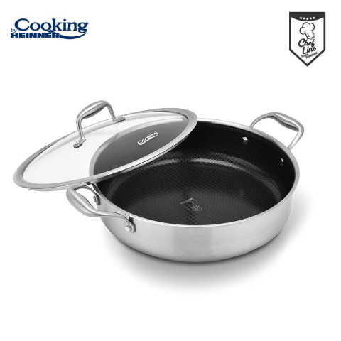 Cratita cu capac, 30x7.8 cm, 4.8 l, titanium3, cooking by heinner [6]