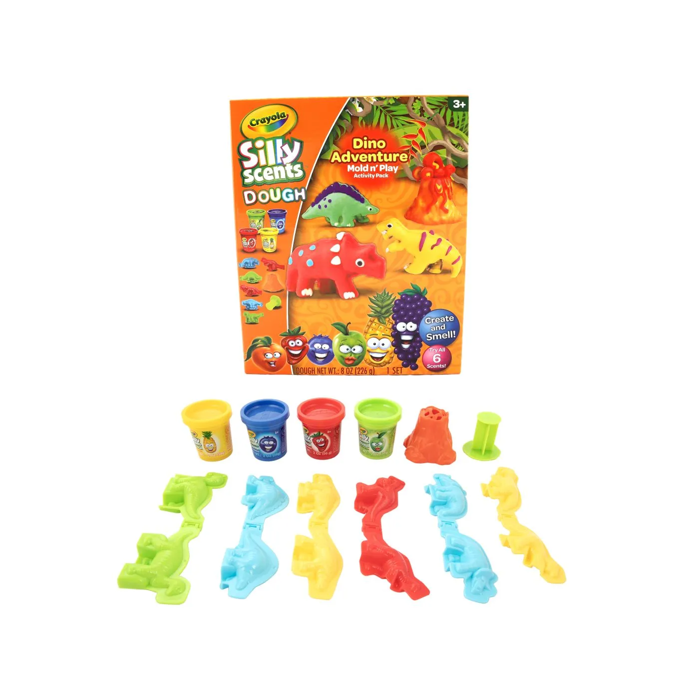 Crayola silly scents set mediu dinozaur cu accesorii, copii varsta 3 ani pana la 10 ani [5]